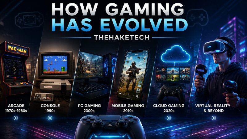 how gaming has evolved thehaketech